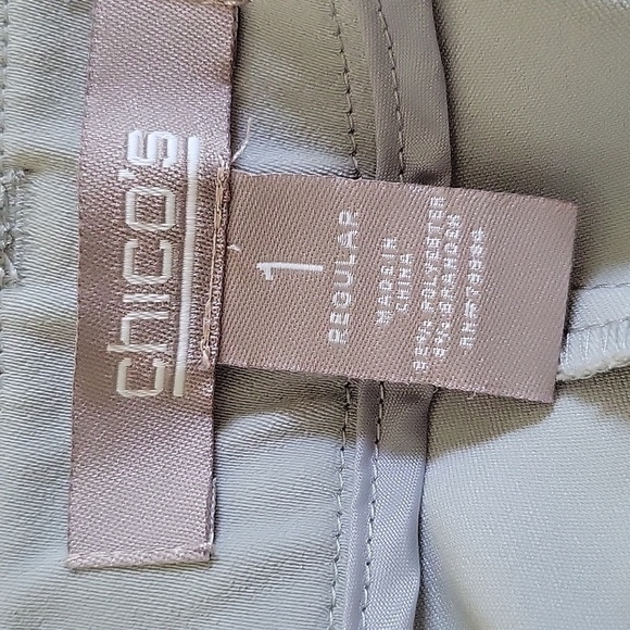 Chico's Socialite Wall Street Straight Leg Trousers Size 8 - Picture 5 of 6